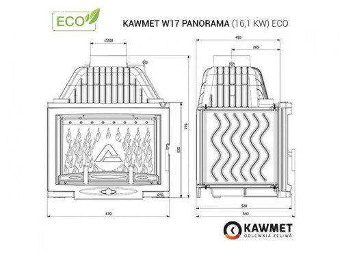 wkłady kominkowe Zamość